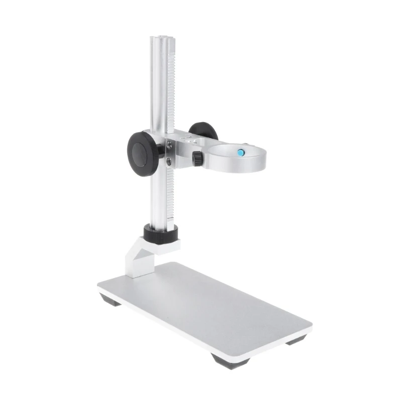 Soporte de mesa de aleación de aluminio para microscopio, soporte para subir y bajar el escenario, novedad de 2021