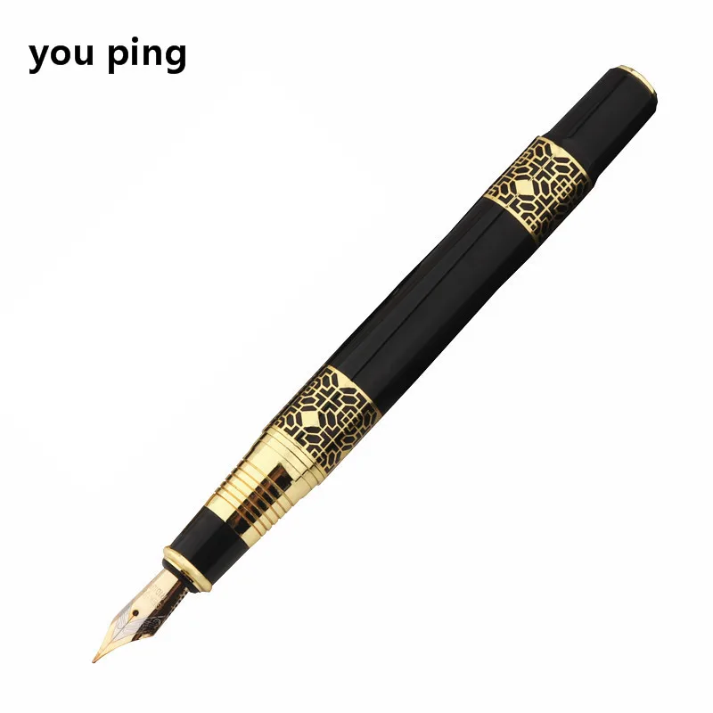 High Quality Black Business Office Fountain Pen School Student Supplies New Ink pen ink | Канцтовары для офиса и дома