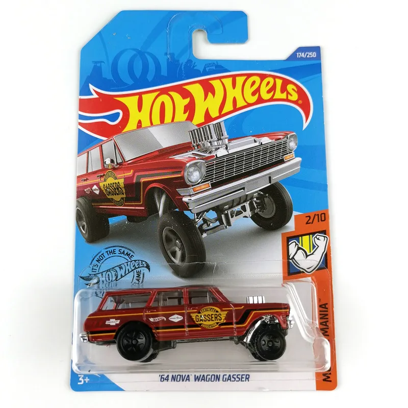 2020-174 Hot Wheels car 1/64 64 CHEVROLET NOVA WAGON GASSER Collection Metal Die-cast Simulation Model Cars Toys