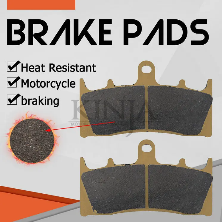 Аксессуары для мотоциклов Мото передние тормозные колодки Kawasaki ZX6R 2002 ZX9R ZX750 ZX 750
