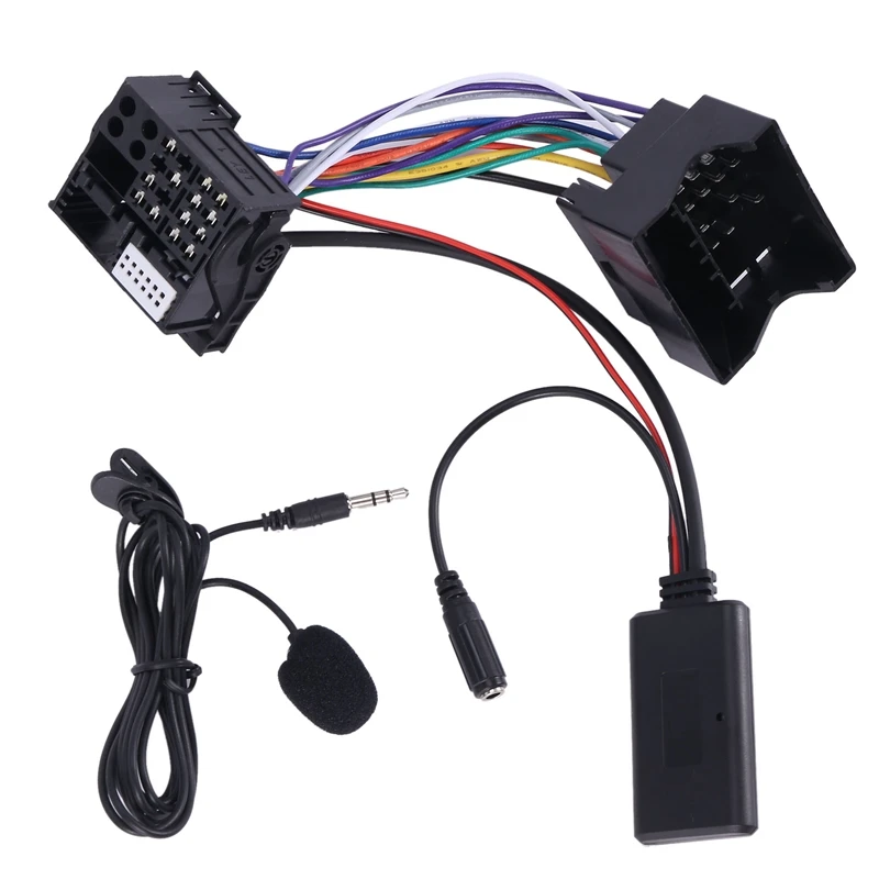

Car AUX Audio Adapter Cable Bluetooth +MIC for Peugeot 307 308 407 RD4 Radio CD