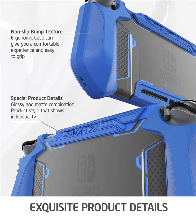 Прикрепляемый чехол для nintendo Switch Mumba Blade Series TPU Grip Cover совместим с консолью nintendo Switch и контроллером Joy-Con