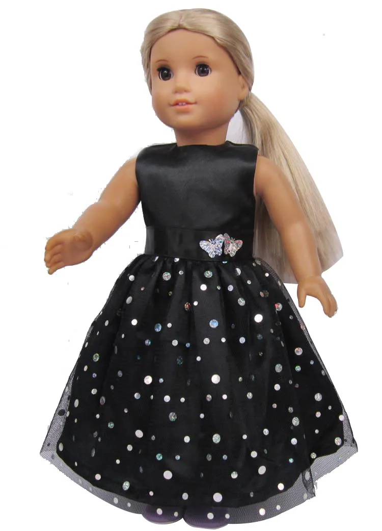 Балетное кружевное платье с блестками танцевальная обувь для 18 дюймов