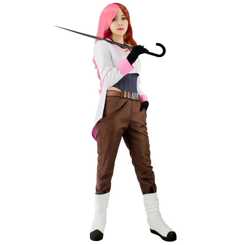 Женский костюм для косплея DAZCOS из аниме RWBY Neopolitan белая накидка Хэллоуина