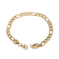 20cm bracelets for women men rose gold curb snail foxtail venitian link chains mens bracelets fashion jewelry bangles gifts