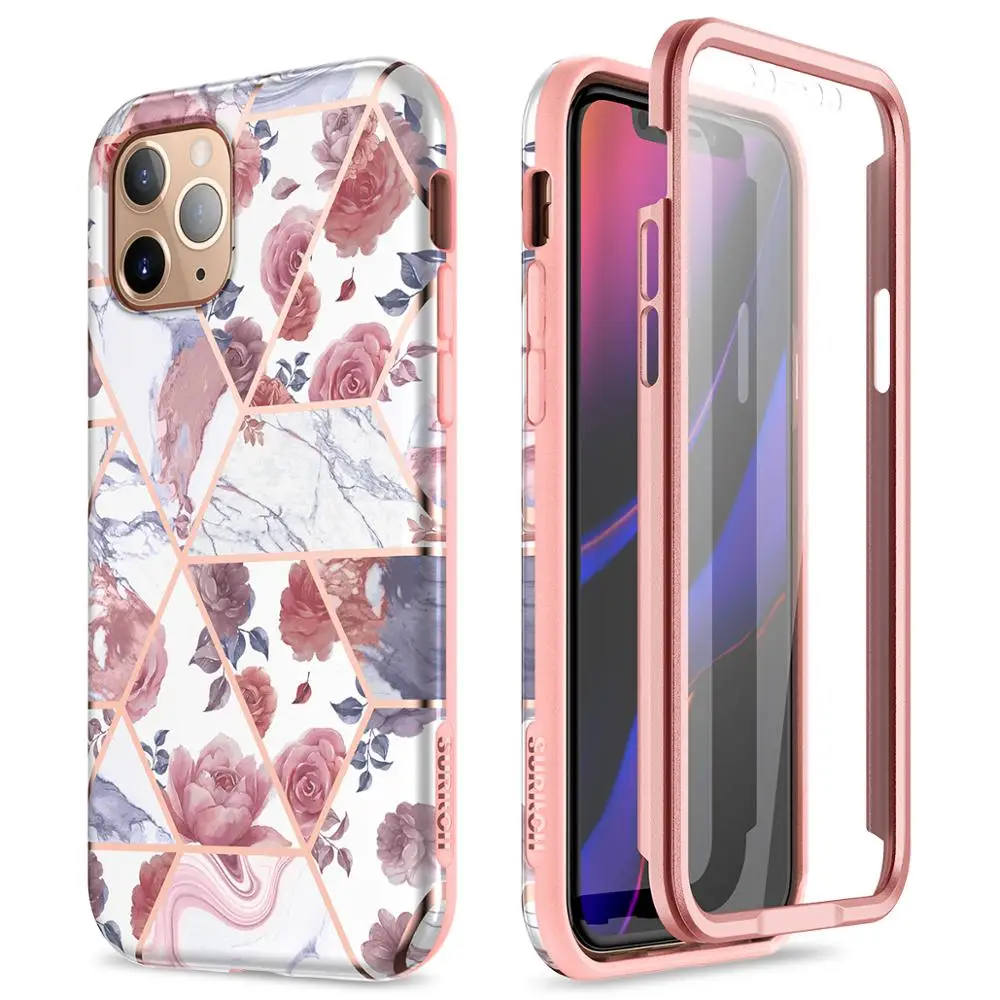 

2 in 1 Phone Case for iPhone 12 mini 11 pro X XS Max case with Screen protector Shockproof Soft Cover for iPhone XR 7 8 6 plus