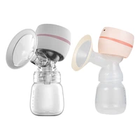 2022 yk electric breast pump breast mute adjustable milk collector milk feeding collector portable baby breastfeeding bottle