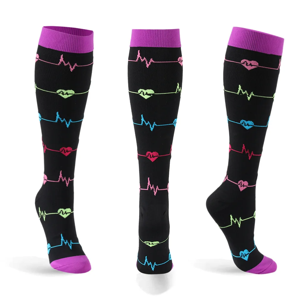 Wholesale Fashion Men and Women Outdoor Sports Sock 6 pairs per set Fitness Cycling Mountain Climbing Compression Socks