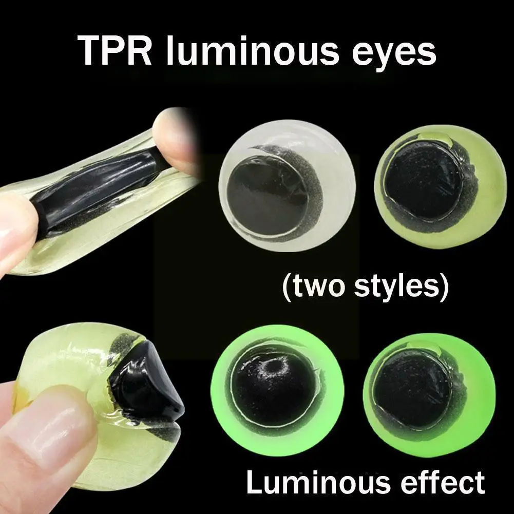

Halloween Spoof Horror Luminous Eyeball Tpr Soft Gel Eyes Ghost Festival Decoration Props Party Trick Toys For Children Gif N3t8