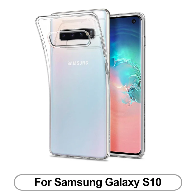 Чехол для samsung Galaxy S10 S10E S9 S8 S7 TPU Силиконовый прочный чистый мягкий чехол для samsung S10 Lite 5G S9 Plus Edge задняя крышка