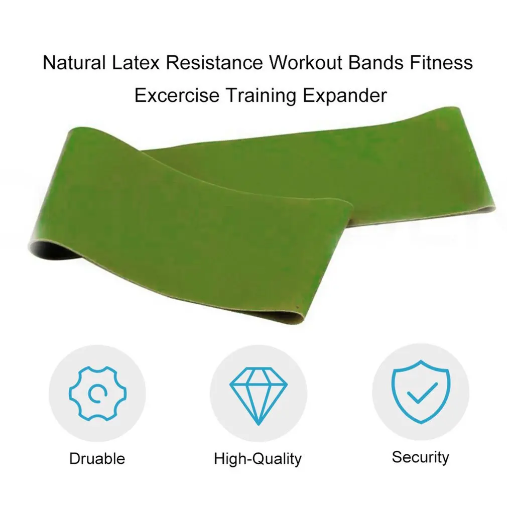 

New Natural latex Tension Resistance Workout Bands Pilates Fitness Excercise Rehab Yoga Core Loop Gym yoga Fitness Bands Quality