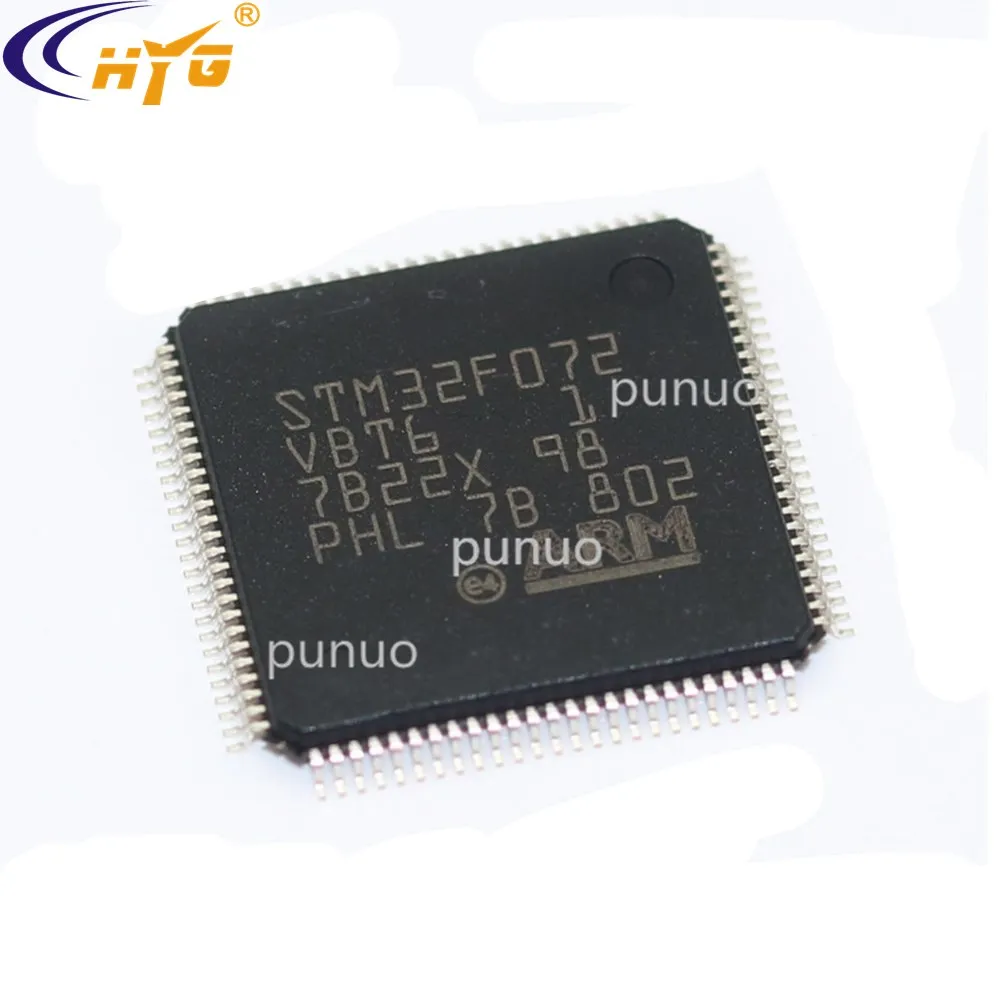Оригинальная аутентичная Инкапсуляция STM32F072VBT6 LQFP 100 32 битный микроконтроллер 128K