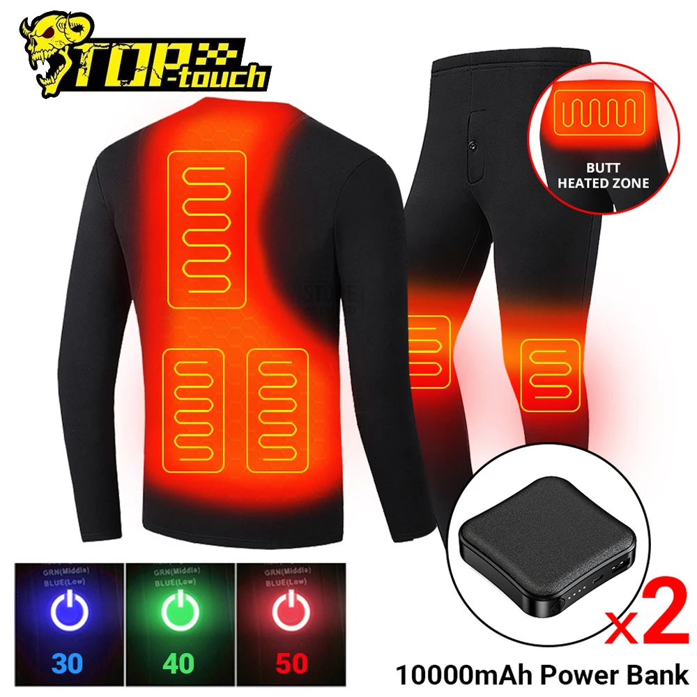 

Теплая мотоциклетная куртка, теплый мотоциклетный костюм, Chaqueta Moto, термобелье с подогревом, комплект нижнего белья, куртка с подогревом для ...