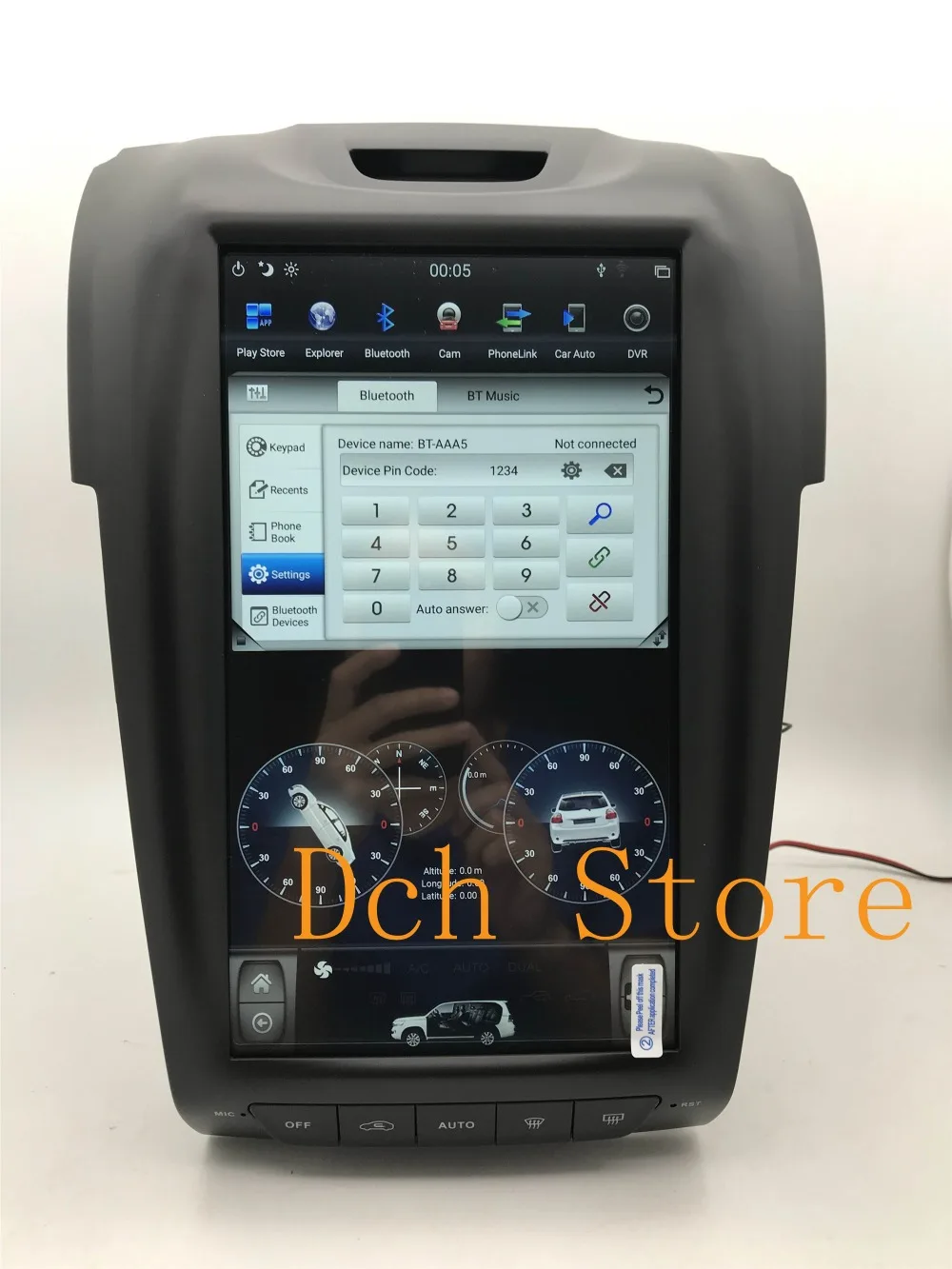 12,1 дюймов вертикальный tesla стиль Android 8,1 автомобильный dvd-плеер gps Navi Радио для ISUZU D'MAX DMAX MUX Chevrolet S10 Авто Стерео PX6