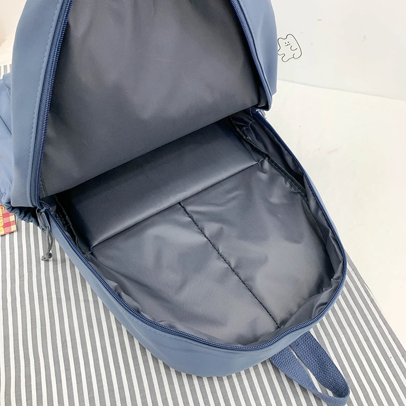 

EST Reflective Waterproof Large Capacity Laptop Backpack for Women Kawaii Rabbit Cartoon College GIrls Preppy Shoulders Bags