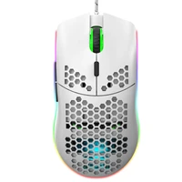 matte white black wireless mouse gamer rgb hollow mouse lightweight gaming game eat chicken hole mouse
