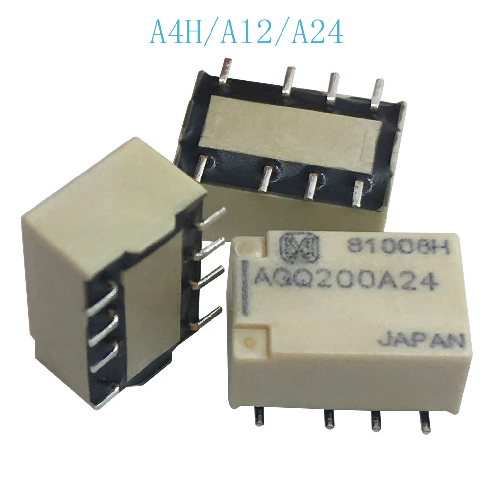 

3 шт./лот 100% оригинальное новое реле сигнала AGQ200A4H AGQ200A12 AGQ200A24 AGQ210A12 12 В постоянного тока 24 В постоянного тока 4 В постоянного тока 1A 8 контактов 4,5 в 12 В 24 В