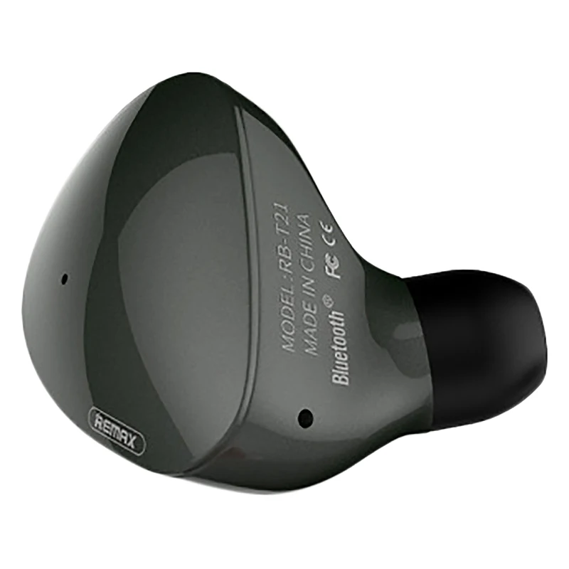 Green Remax Rb-T21 в ухо Мини Беспроводная bluetooth-гарнитура поддерживает Многоточечное соединение перезаряжаемый мини 4,1 - Цвет: Green