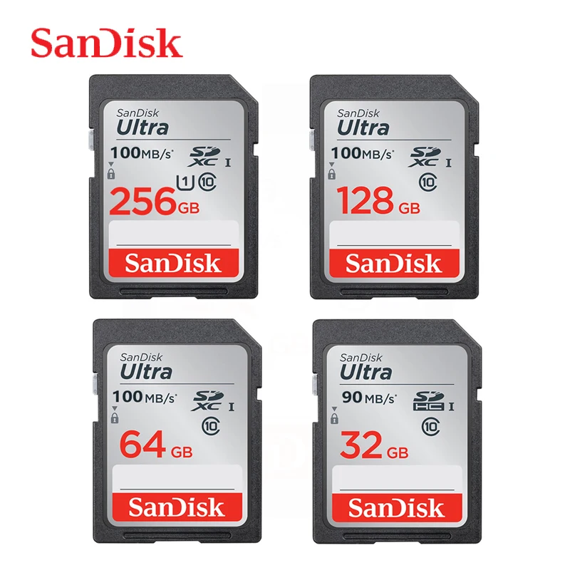 SanDisk SD карта класс 10 16 ГБ 64 128 256 ГБ|Карты памяти| |