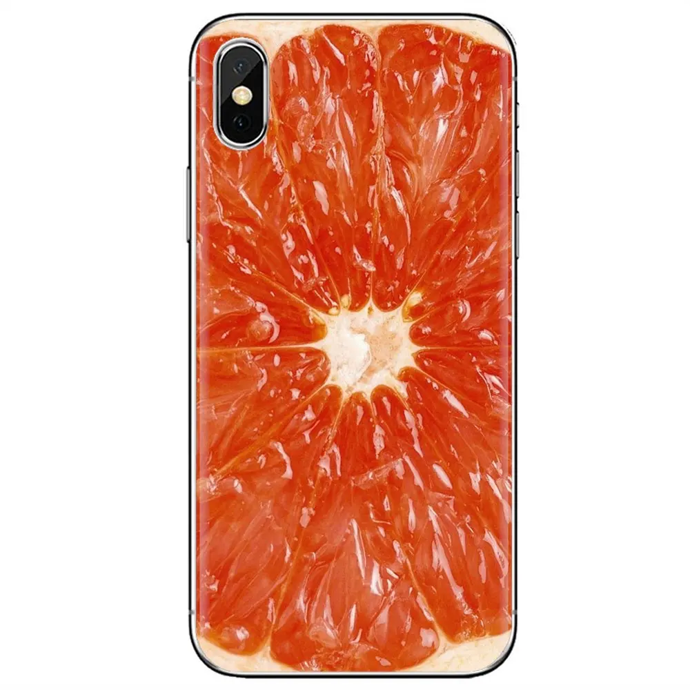 Пищевые обои грейпфрут для iPhone 11 Pro 4 4S 5 5S SE 5C 6 6S 7 8 X XR XS Plus Max iPod Touch силиконовый