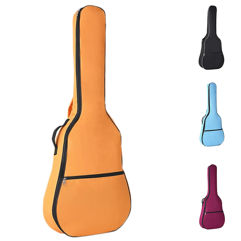 

Мягкий чехол для акустической гитары, 41/40 дюйма, из ткани Оксфорд, с двумя ремнями, водонепроницаемый рюкзак