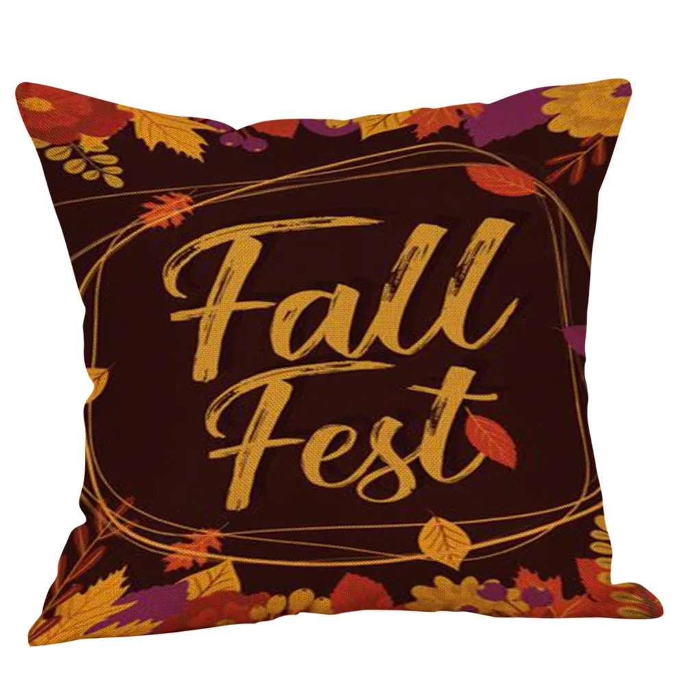 Хэллоуин домашний Автомобиль диван-кровать Декоративная буква Подушка Чехол для