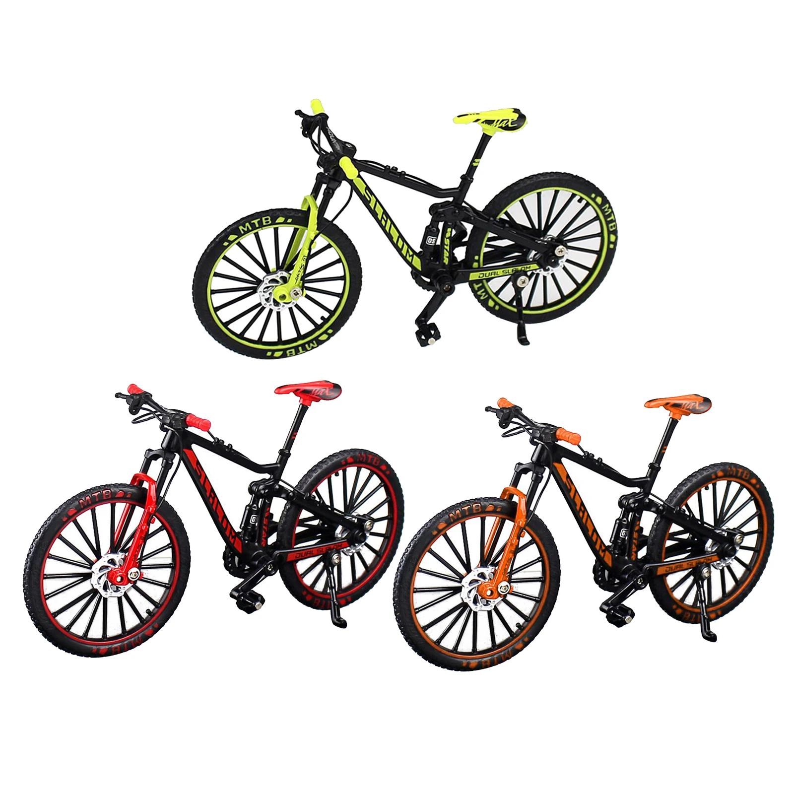 

1/10 Racing Bicycle Model Vehicles Finger Bike Toy Mini Office Decor Kids Toys