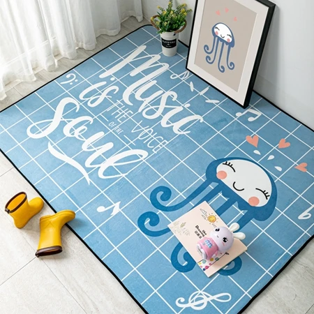 Carpet6 Милые Мультяшные животные ковры и маленькие коврики для гостиной мягкие детские комнаты Декор Площадь Ковры для спальни детская игровая палатка нескользящий коврик - Цвет: Carpet6