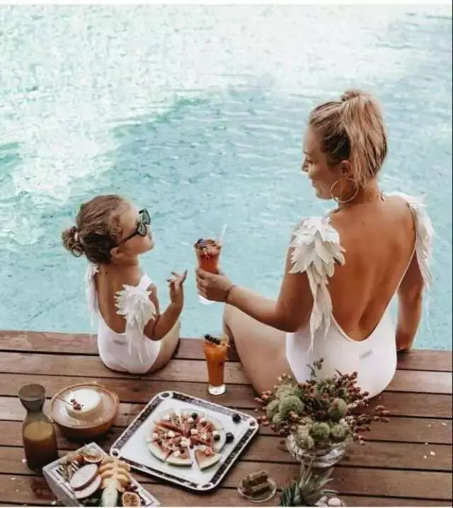 Купальник для матери и девочки 1 шт. дочери мамы | Спорт развлечения