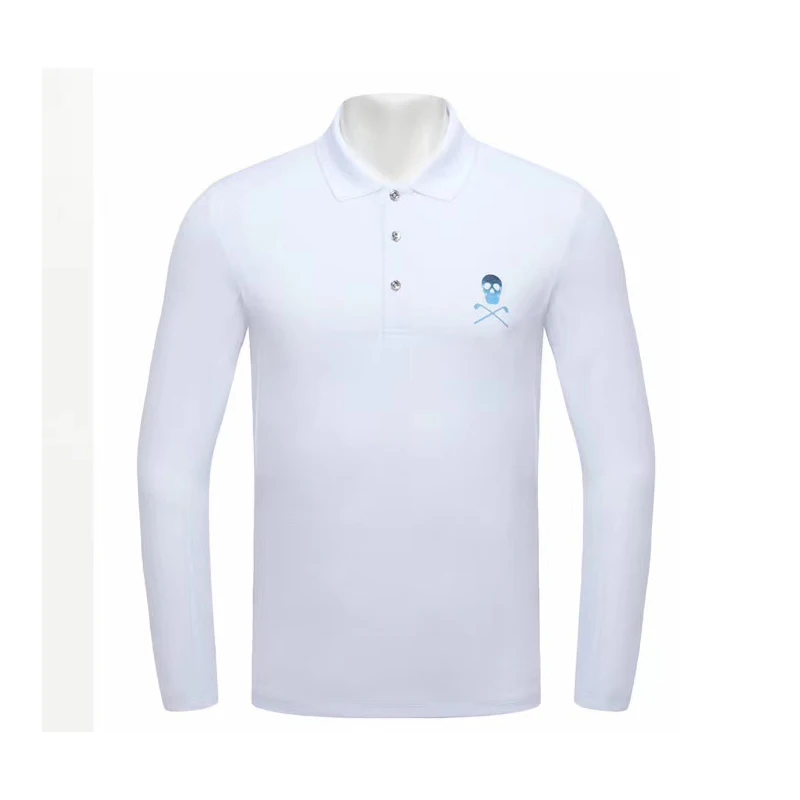 

Autumn new 2020 men's Golf long sleeve polo-shirt fashion slim fit quick drying functional clothes