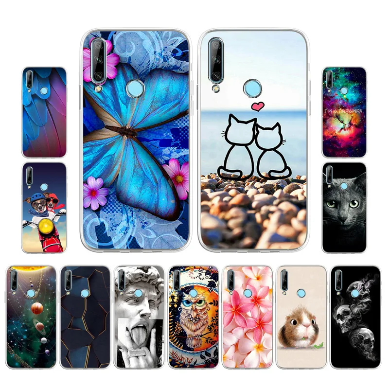 Силиконовые чехлы для телефонов Huawei P Smart Z Honor 9X Global мягкие из ТПУ Y9 Prime 2019 Enjoy 10 Plus