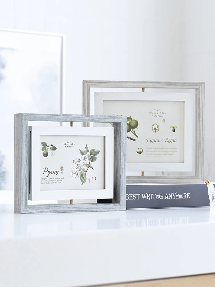 

Скандинавские деревянные рамки для картин, семейный декор, современное искусство, креативная рамка для картин, украшение для спальни, кадры...