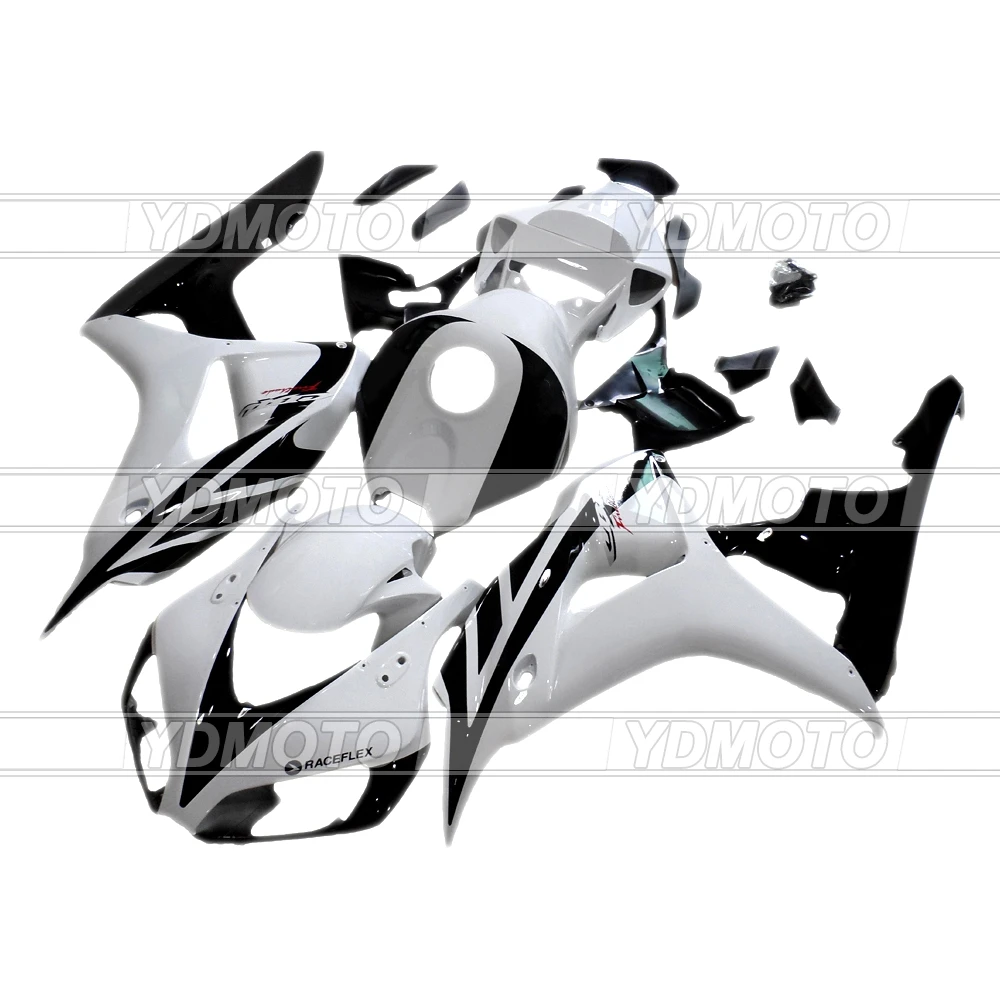 

Motorcycle Whole Fairing Kit New ABS Injection mold Fit For Honda CBR1000 RR 2006 2007 CBR1000RR 06 07 Custom black and White