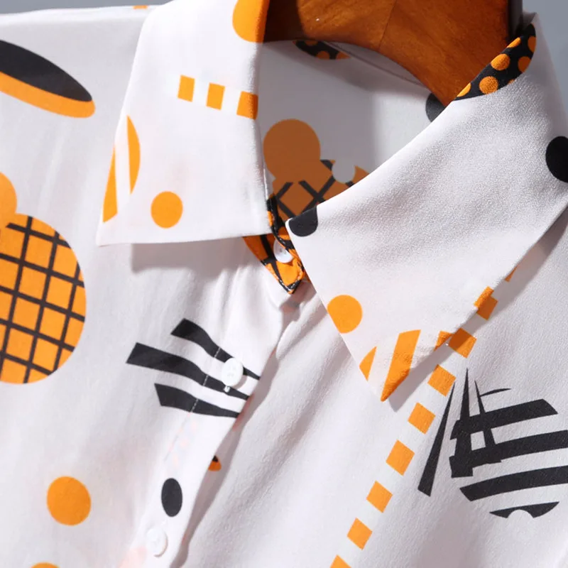 Женские топы и блузки весна 100% натуральный шелк блузка с длинным рукавом рубашки