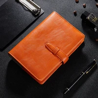 new a6 retro notebook cover leather school supplies multi color planner office 365 diary sketchbook agenda 2021 coil notebook