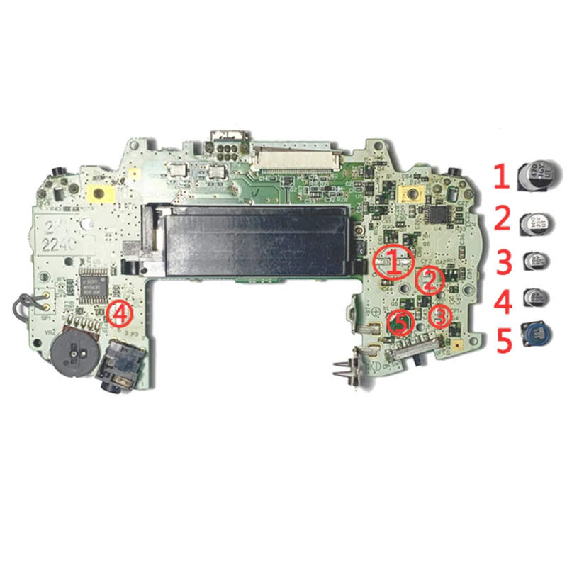 Комплект индуктивности для консолей GBA комплект из 20 сочетаний 40pin 32pin ремонта