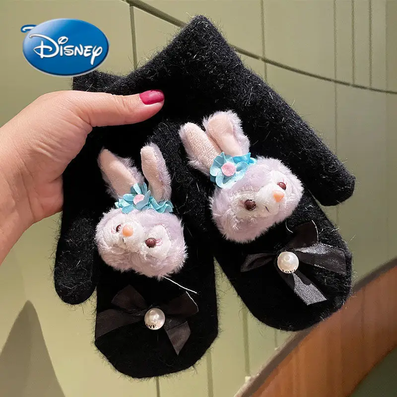 

Женские зимние тонкие теплые и милые велосипедные перчатки с диснеевским рисунком