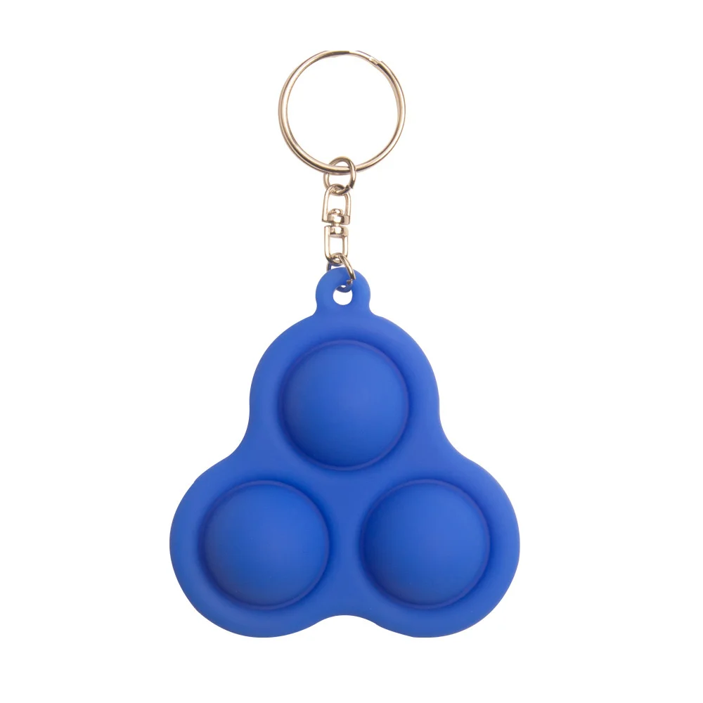 

Anti-stress Mini Fidget Simple Dimple Toys Bubble Keychain Hand Toys for Kids Adults Anxiety Autism,Pressure Reliever Toy