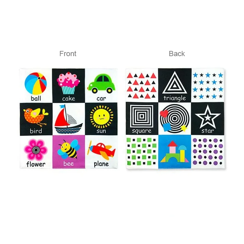 От 0 до 12 месяцев Детские игрушки для новорожденных мягкая ткань книга обучающая