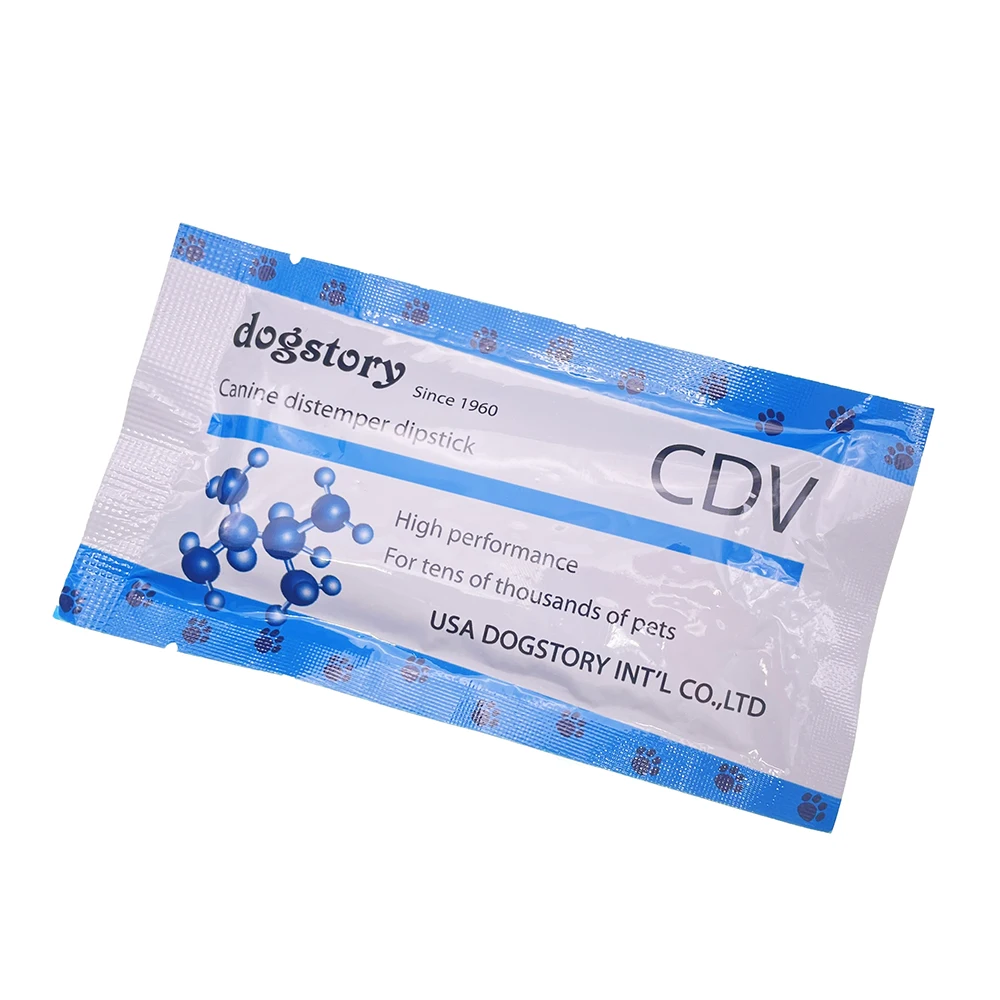 10 шт. Canine CDV CPV Distemper parvoвирус тестовая бумага Kit Raid Strip Card Pet Dog домашняя клиника для