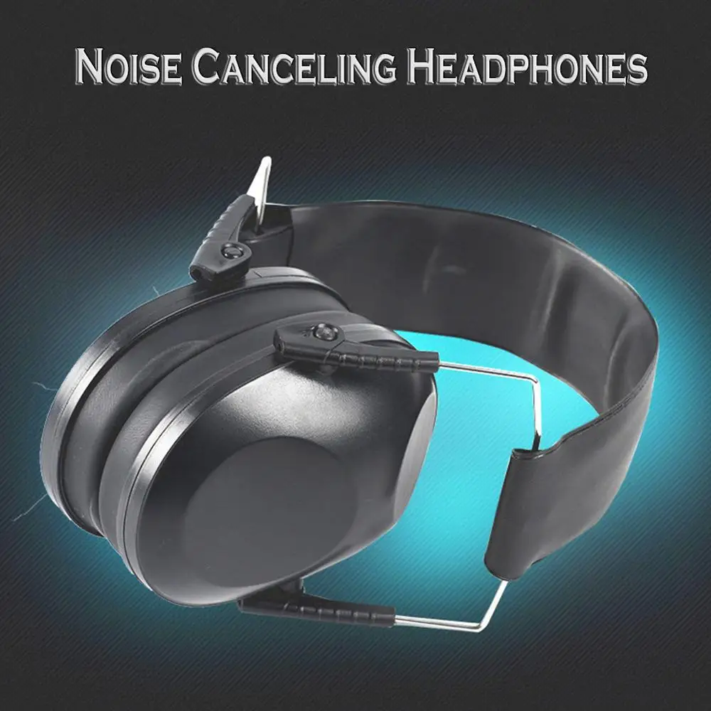 

Ear Protector Tactical Shooting Earmuff Adjustable Foldable Anti Noise Snore Earplugs Soft Padded Noise Canceling Headset