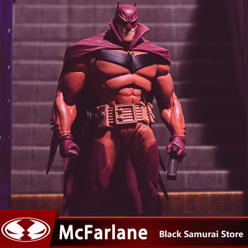 

DC Comics McFarlane Batman Anime action figure White Knight Reo Edition 17cm Collectible figurines Model Halloween Gift Toys