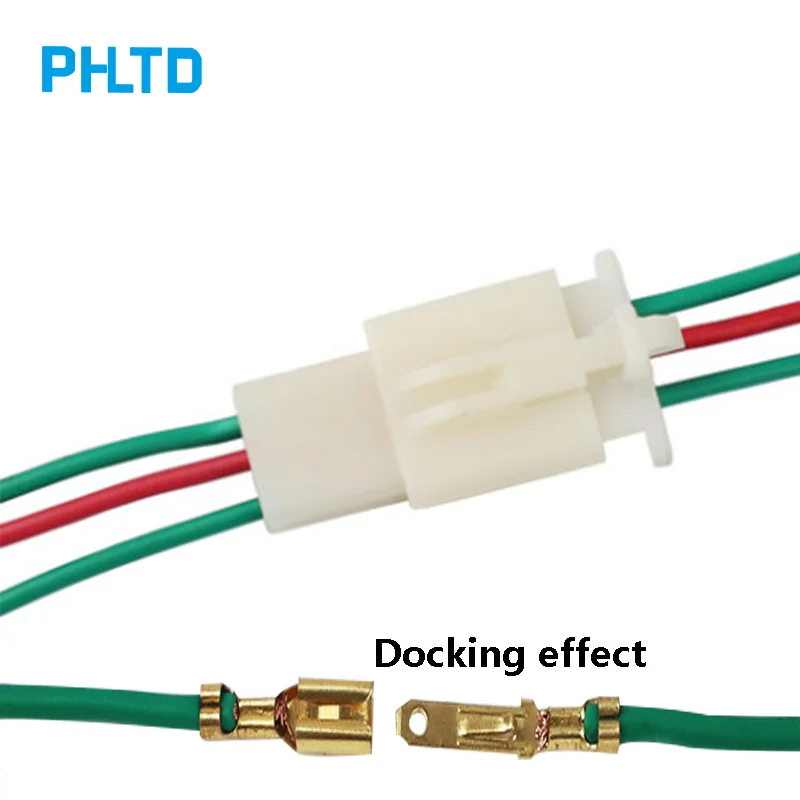 Автомобильный разъем электродвигателя электрическая линия штекер Пружинная