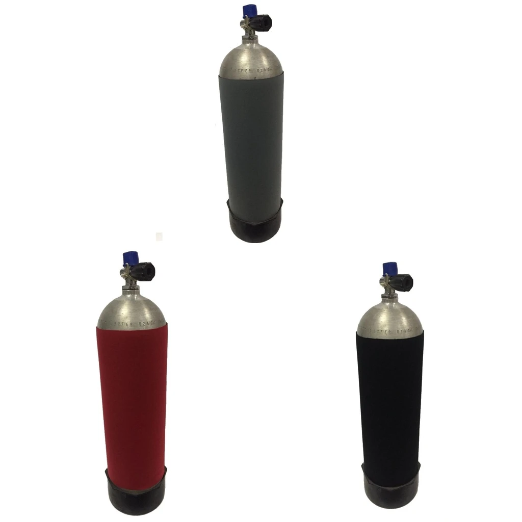 Универсальный Дайвинг 12L бак газовый баллон бутылка неопрен крышка защитный рукав шестерни аксессуары черный/красный/серый