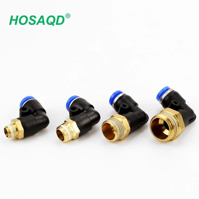 

Pneumatic trachea connector fast and fast insertion plastic connector thread elbow PL8-02/4-M5/6-01/10-03