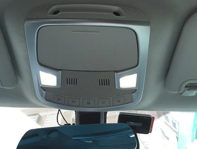 

ABS Chrome car accessories styling for Ford Everest 2016 2017 Car front reading Lampshade read light panel Cover Trim