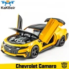 1:32 Литые и игрушечные автомобили модель машины Форсаж Chevrolet Camaro коллекционные автомобили игрушки для детей Рождество A324