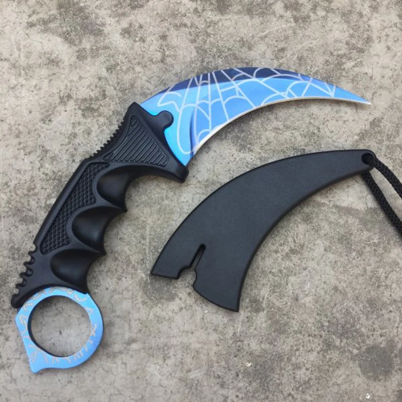 Нож Karambit CS GO с фиксированным лезвием нож для выживания повседневного