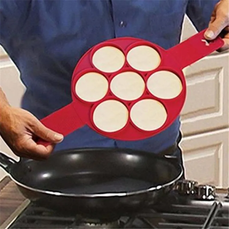 Многоразовая силиконовая форма для выпечки яиц антипригарная жареных кексы