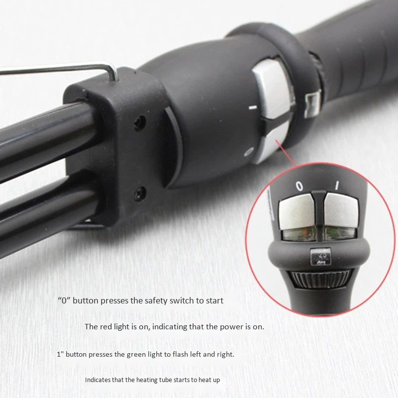 ABRA-ceramic Barrel щипцы для завивки волос с двойной трубкой Waver 110-240 в инструмент